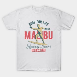 Malibu Surfing retro T-Shirt